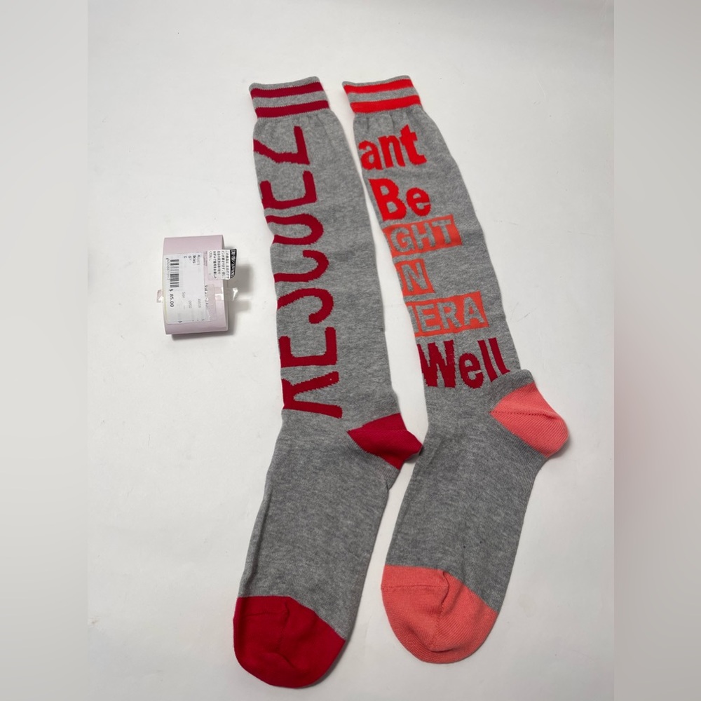 Vivienne Westwood AW19 BRAND NEW SOCK WITH SLOGAN